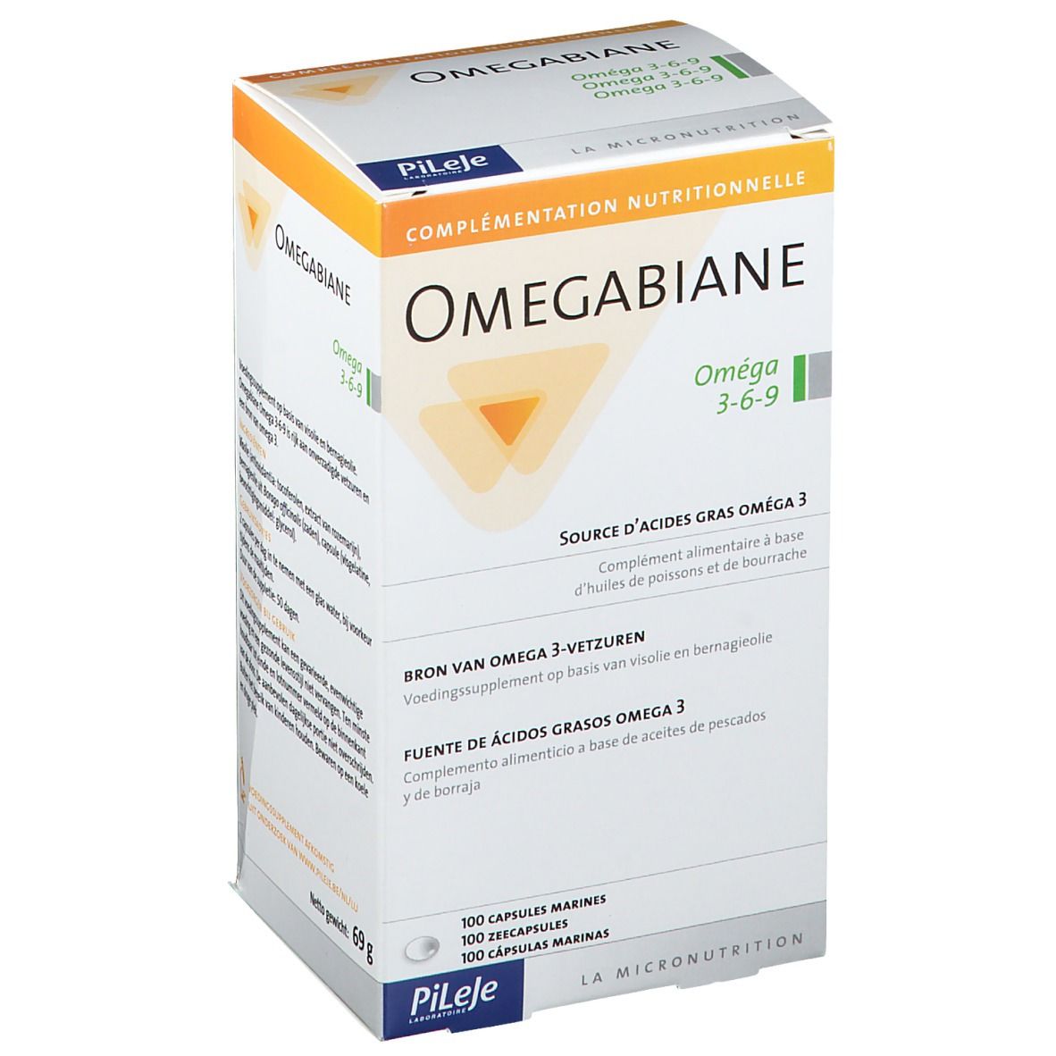 Omegabiane 3-6-9 - Integratore Omega 3 - 100 Capsule