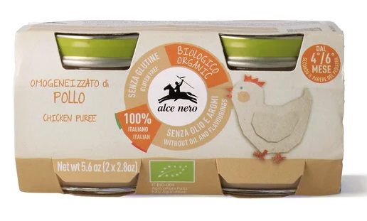 Omogeneizzato di Pollo Biologico 2 x 80 g