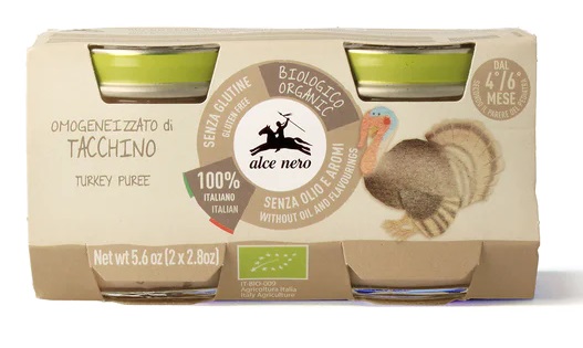 Omogeneizzato di Tacchino Biologico 2 x 80 g