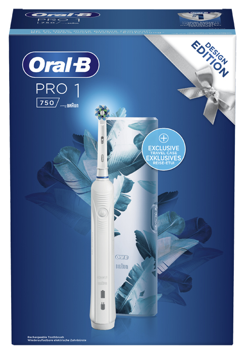 Oral-B Pro 1 Spazzolino Elettrico Bianco