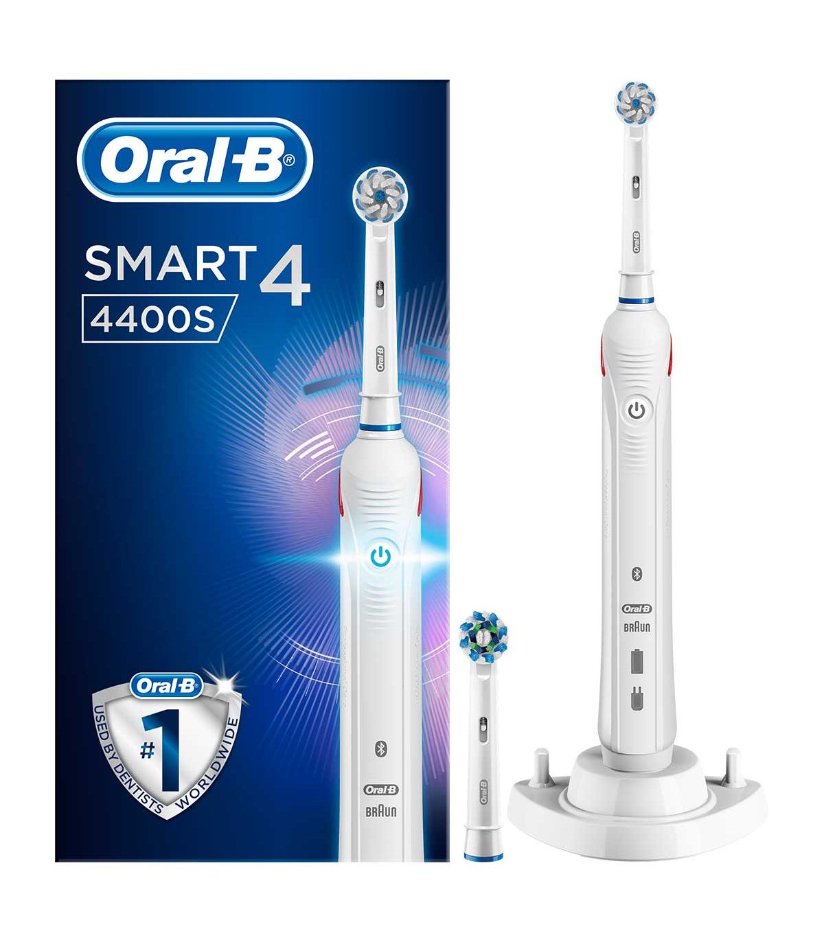 Oral-B Power Smart 4 - Spazzolino Elettrico - Colore Bianco