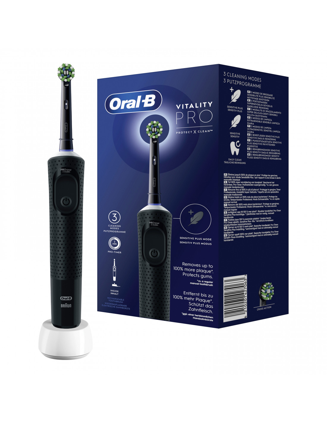 Oral-B Vitality Pro Spazzolino Elettrico Nero