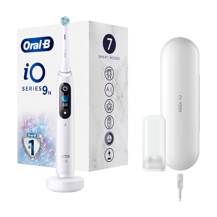 Oral-B iO Serie 9n - Spazzolino Elettrico - Colore Bianco