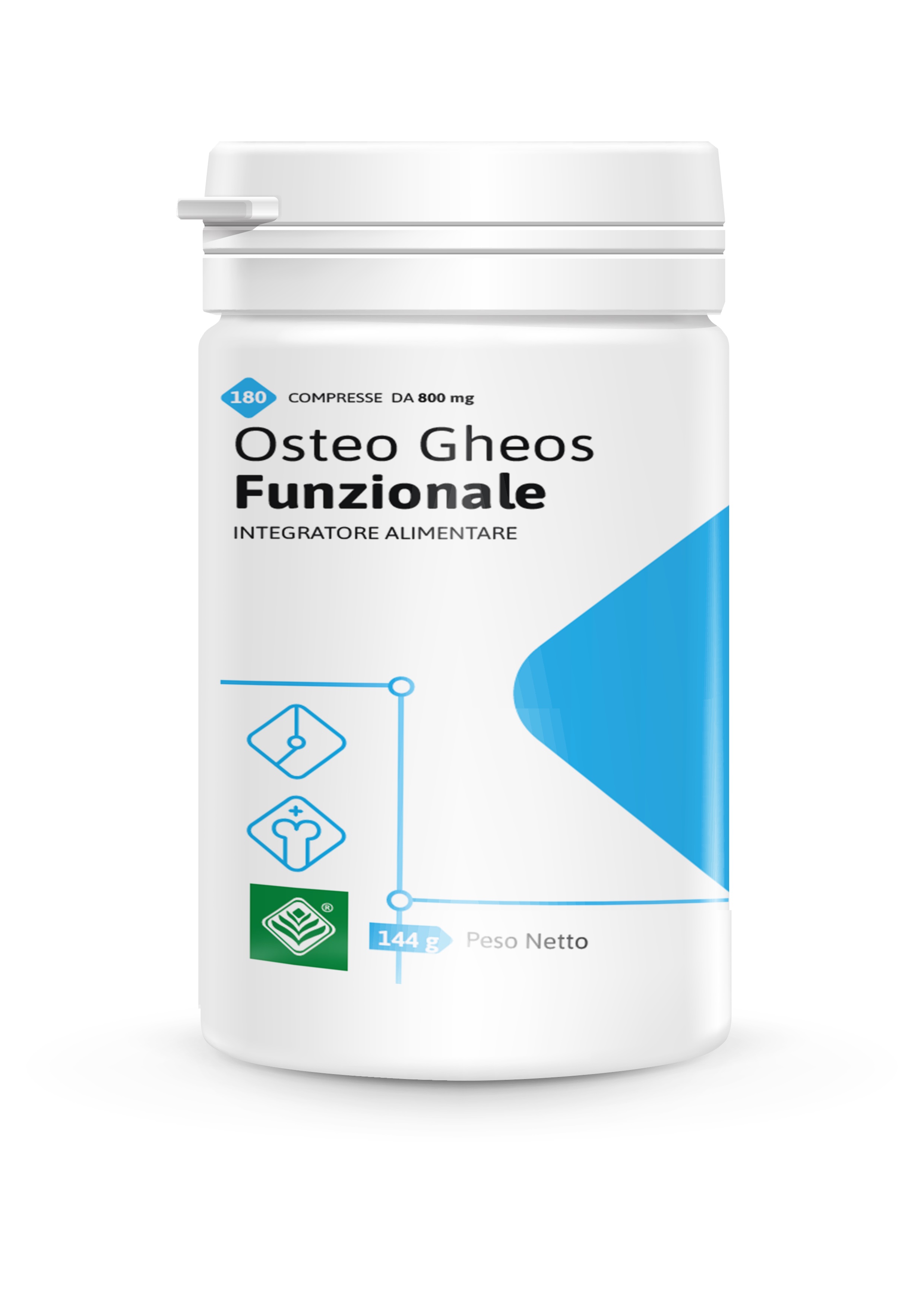 Osteo Gheos Funzionale Integratore Trofismo Osseo 180 Compresse