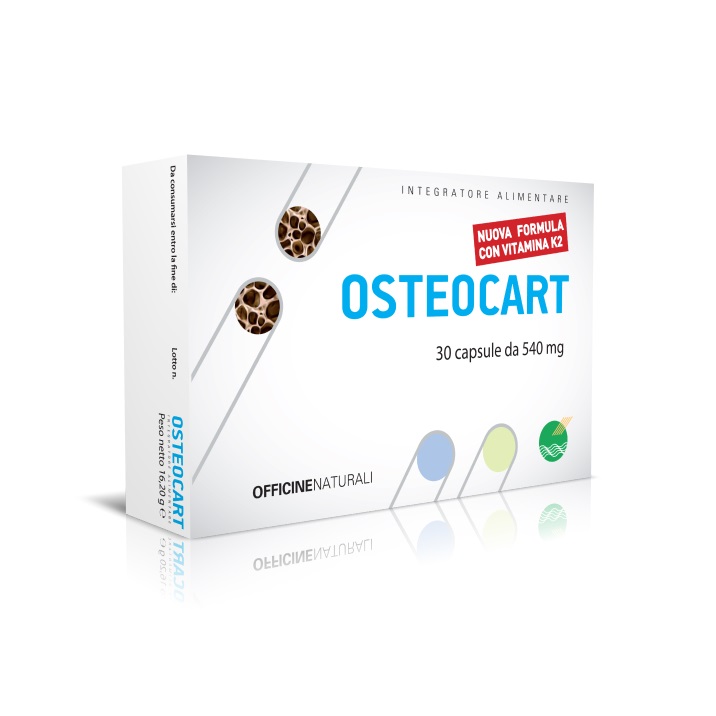 Osteocart Integratore per Cartilagini e Ossa 30 Capsule