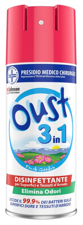 Oust 3 in 1 Fresh Garden Disinfettante Spray 400 ml
