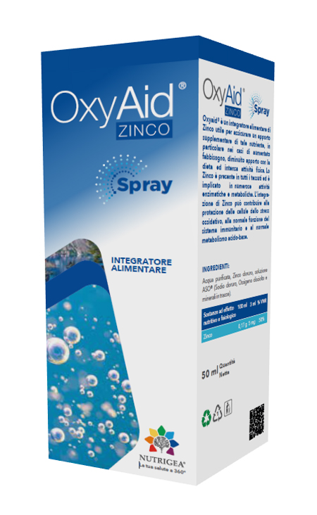 Oxyaid Zinco Spray Integratore Antiossidante 50 ml
