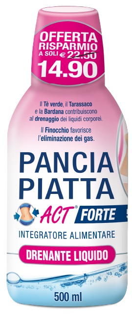 Pancia Piatta Act Forte Integratore Drenante 500 ml