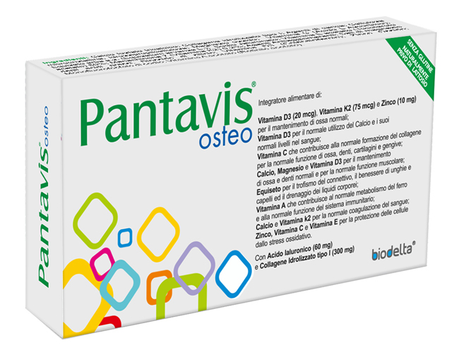 Pantavis Osteo - Integratore per il Benessere delle Ossa - 30 Compresse
