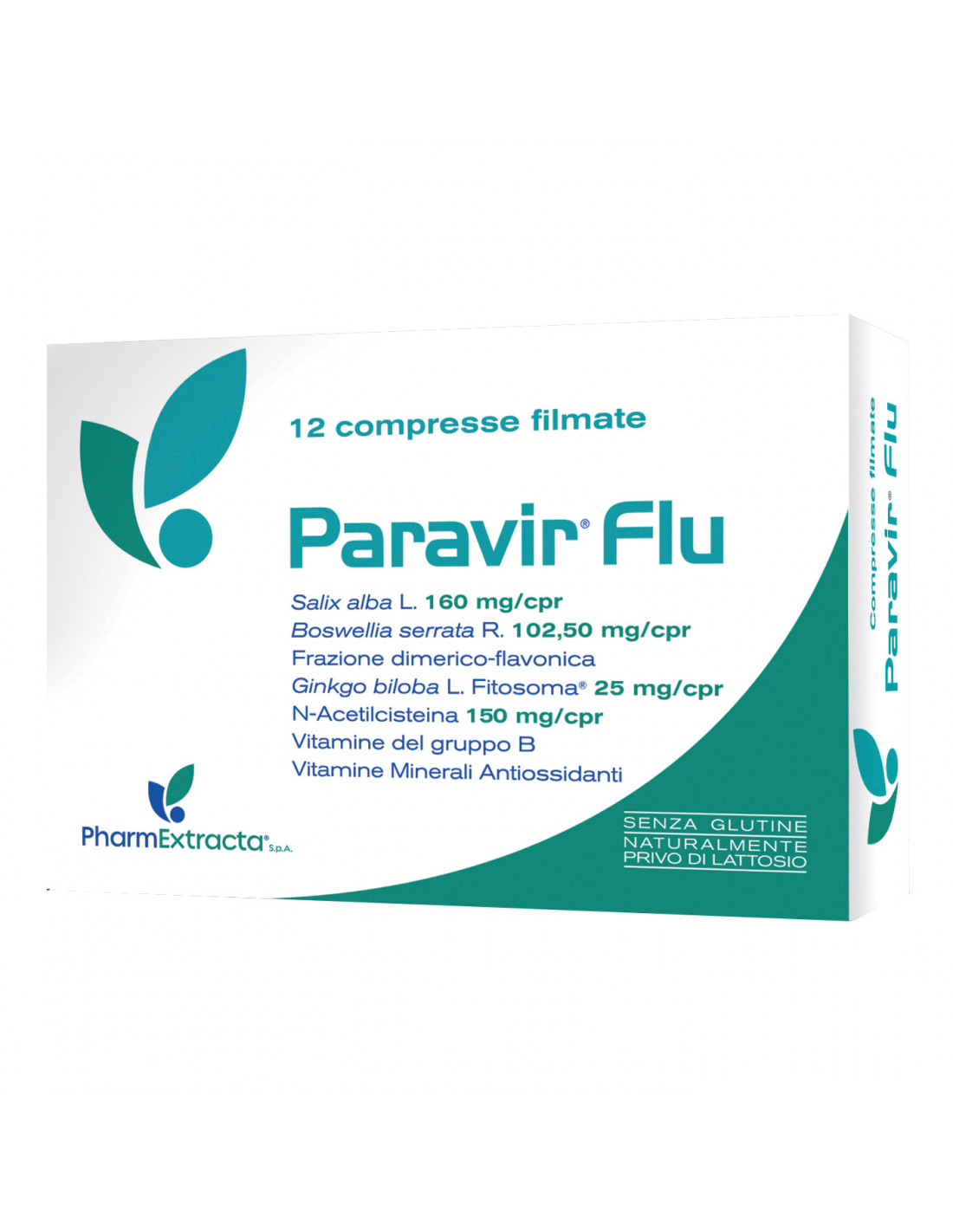 Paravir Flu - Integratore per Influenza e Raffreddore - 12 Compresse