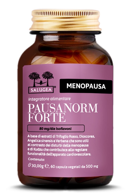 Salugea Pausanorm Forte - Integratore per la Menopausa - 60 Capsule Vegetali