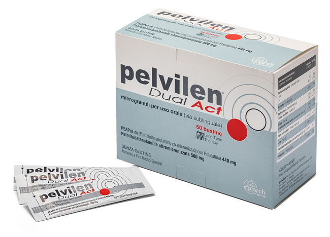 Pelvilen Dual Act - Integratore Dolore Pelvico - 60 Bustine