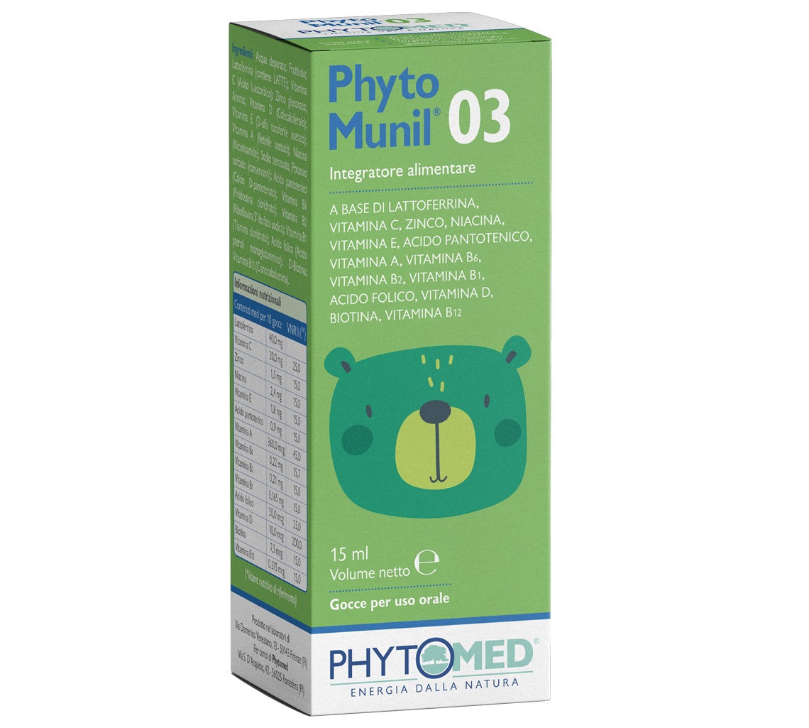 Phytomunil 03 Gocce Integratore Difese Immunitarie 15 ml