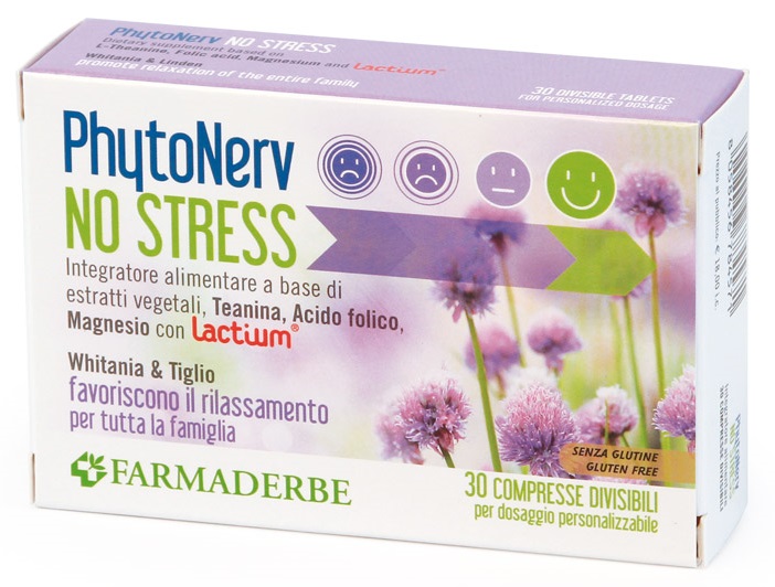 Phytonerv No Stress Integratore Rilassante 30 Compresse