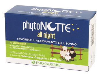 Phytonotte All Night Integratore per Dormire 30 Compresse
