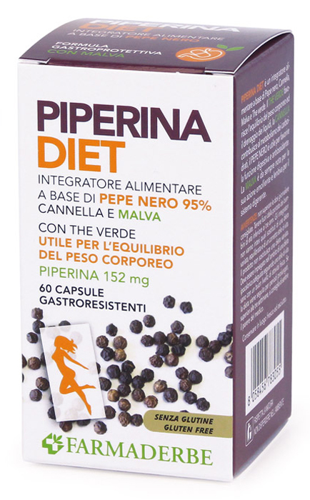 Piperina Diet Integratore Equilibrio del Peso 60 Compresse