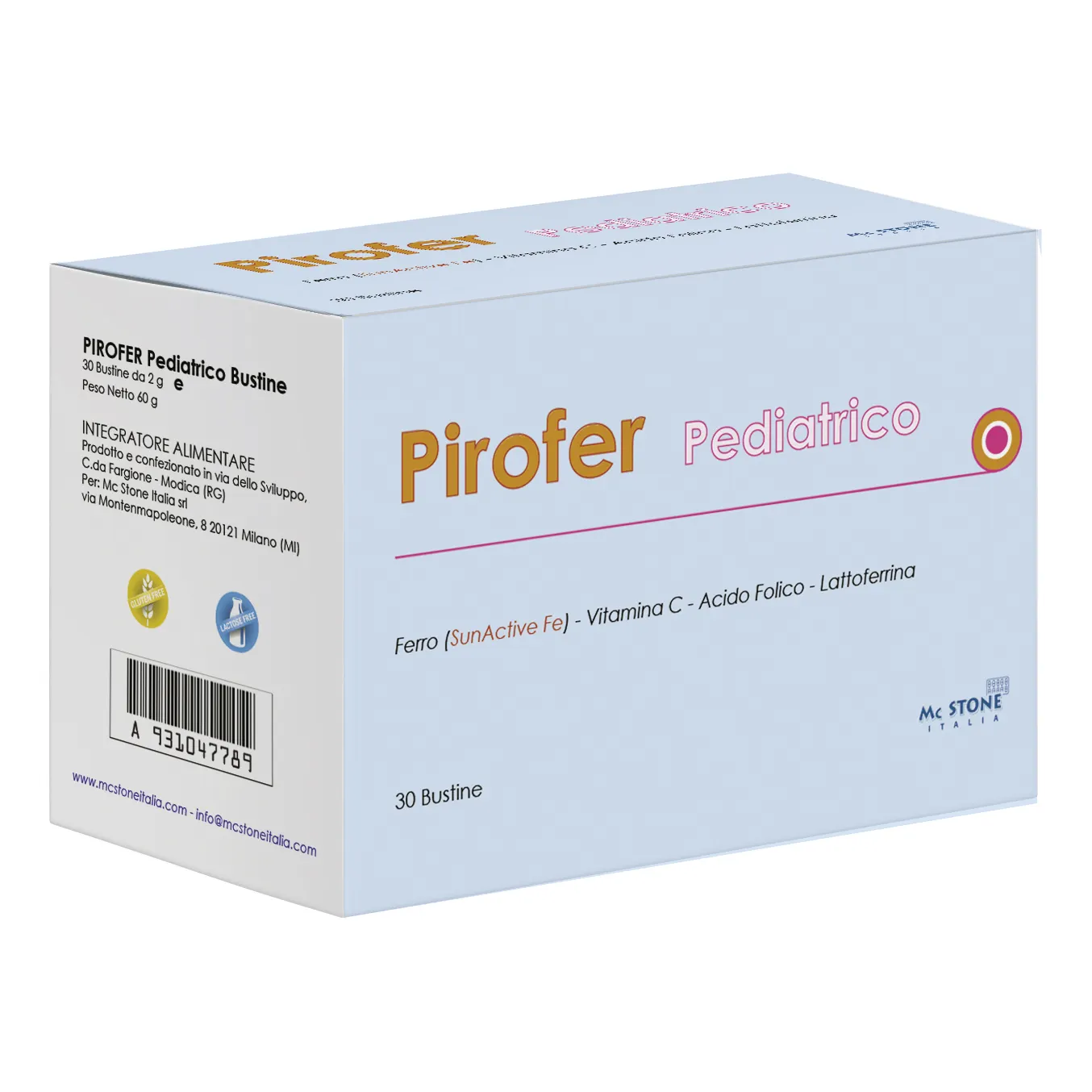 Pirofer Pediatrico - Integratore di Ferro - 30 Buste