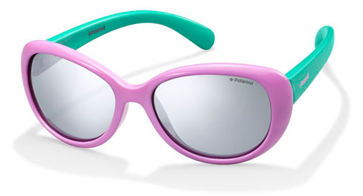 Polaroid Occhiali da Sole Kids Viola e Verde 8004/S T5F