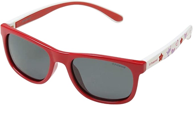 Polaroid Occhiali da Sole Kids Rosso e Bianco 8012/S MC4