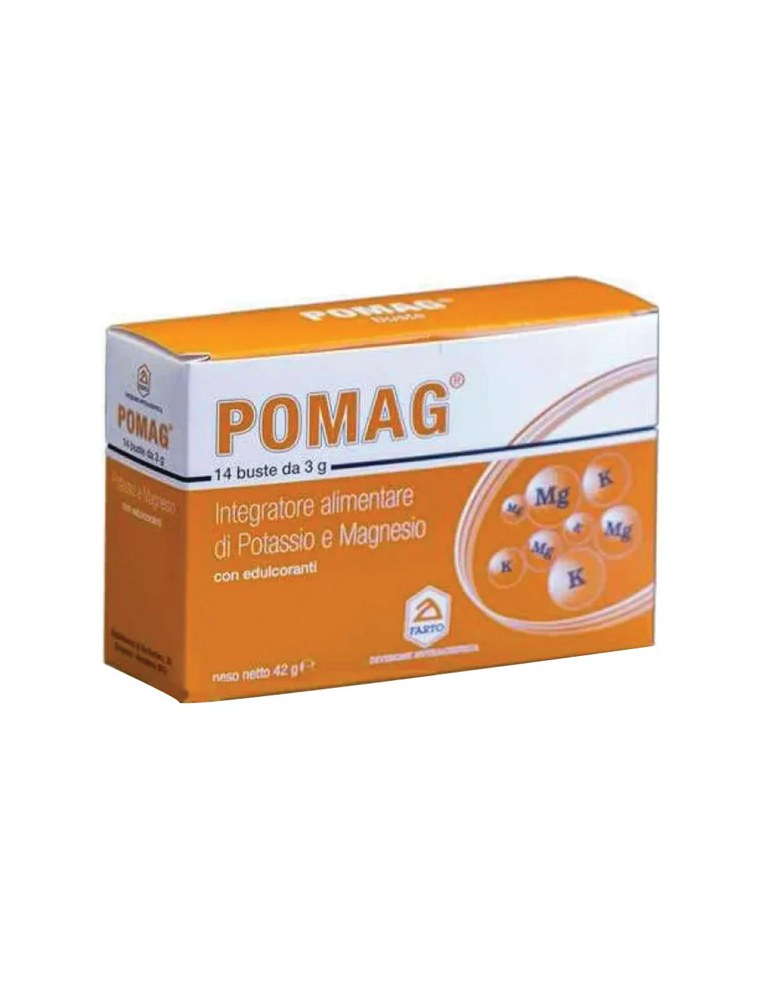 Pomag Integratore Magnesio e Potassio 14 Bustine
