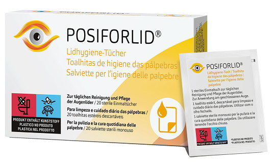 Posiforlid Salviette Igiene delle Palpebre 20 Pezzi