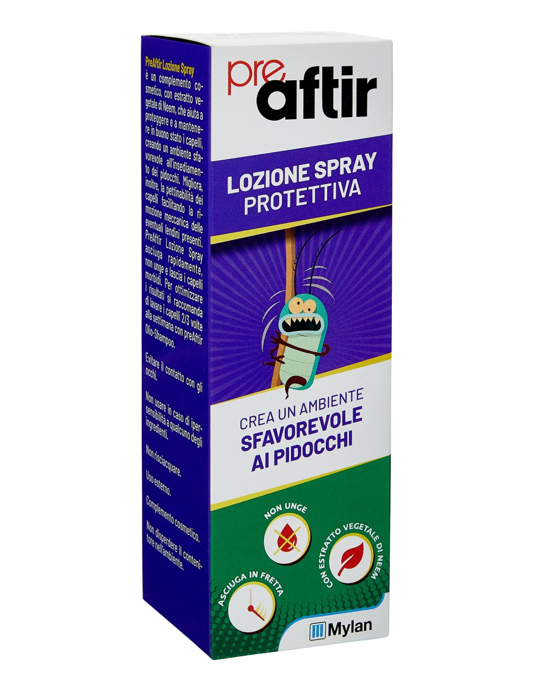 PreAftir - Lozione Antipidocchi - Spray 100 ml