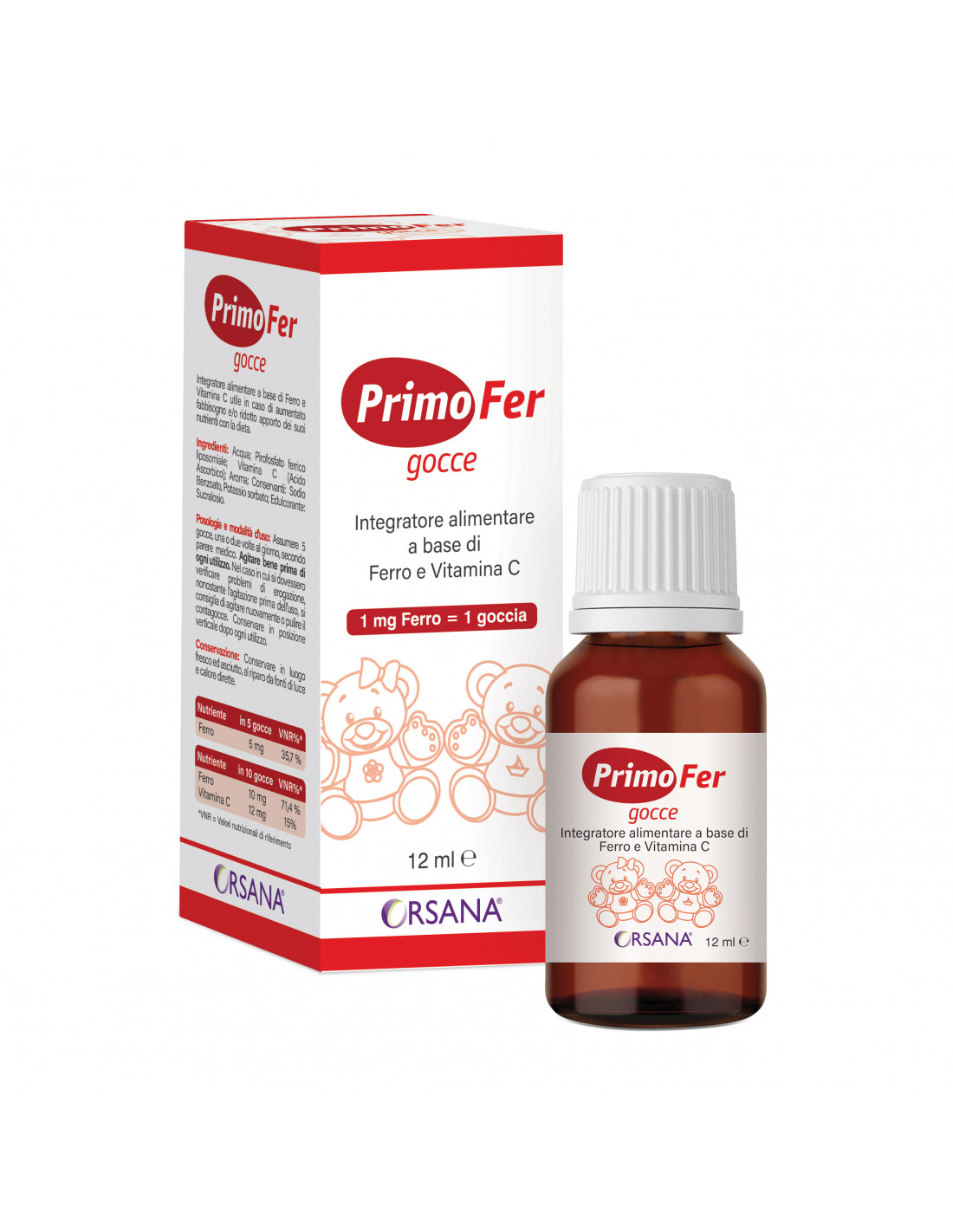 Primofer Gocce Integratore di Ferro 12 ml