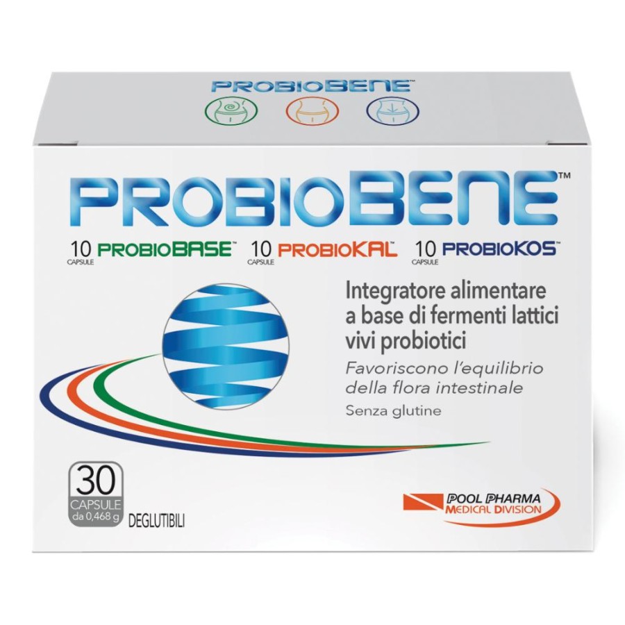 Probiobene - Integratore di Fermenti Lattici - 30 Capsule