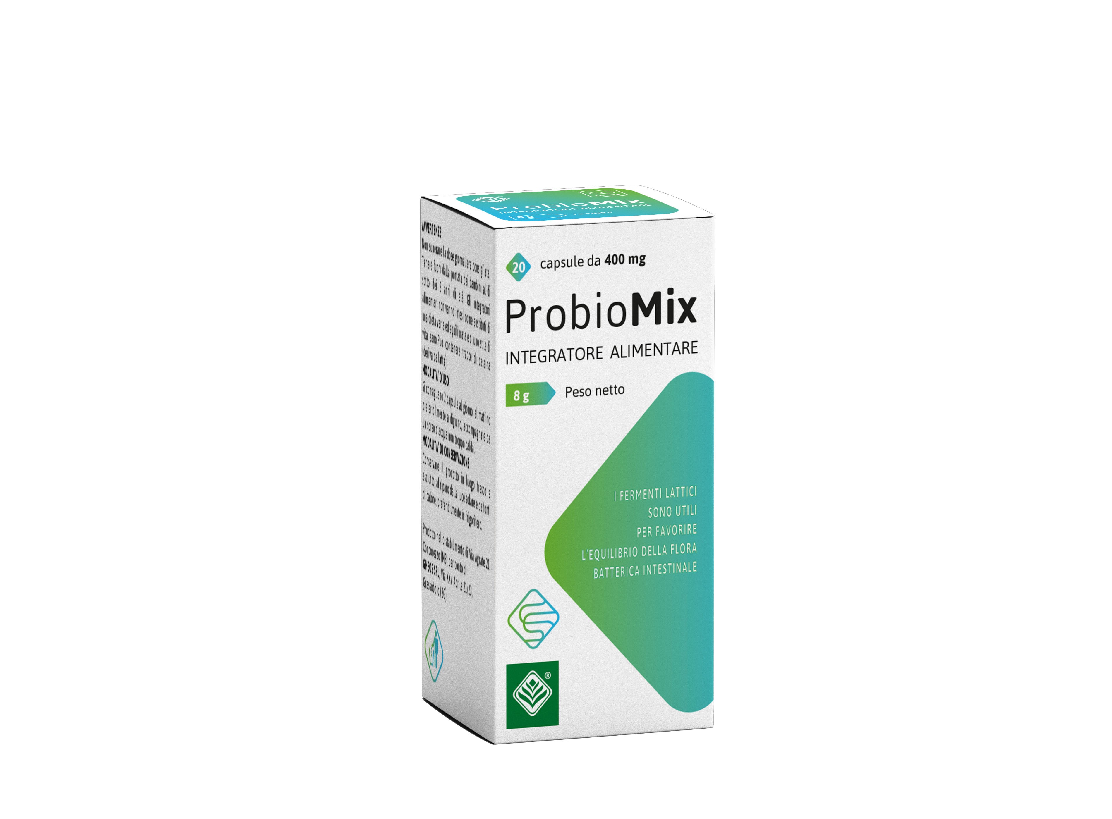 Probiomix Integratore Fermenti Lattici 20 Capsule