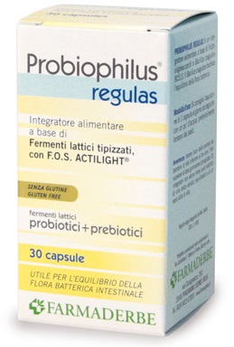 Probiophilus Regulas Integratore di Fermenti Lattici 30 Capsule