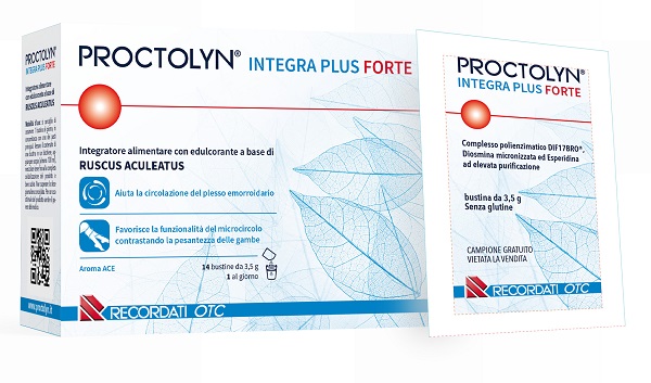 Proctolyn Integra Plus Forte Integratore Microcircolo 14 Bustine