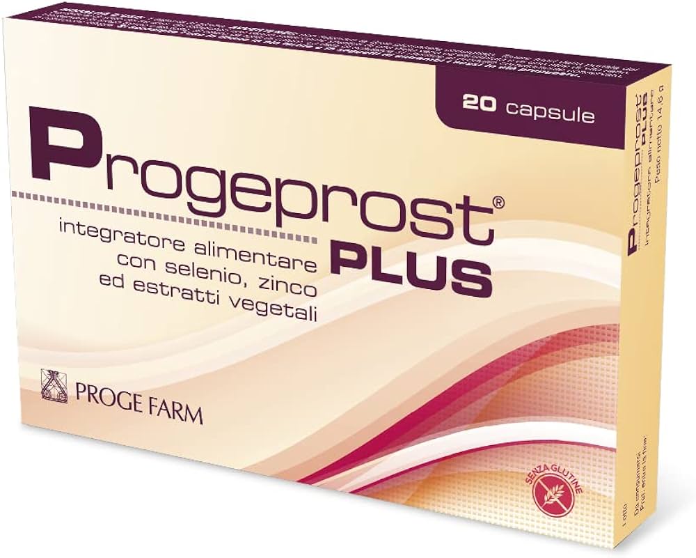 Progeprost Plus Integratore per la Prostata 20 Capsule
