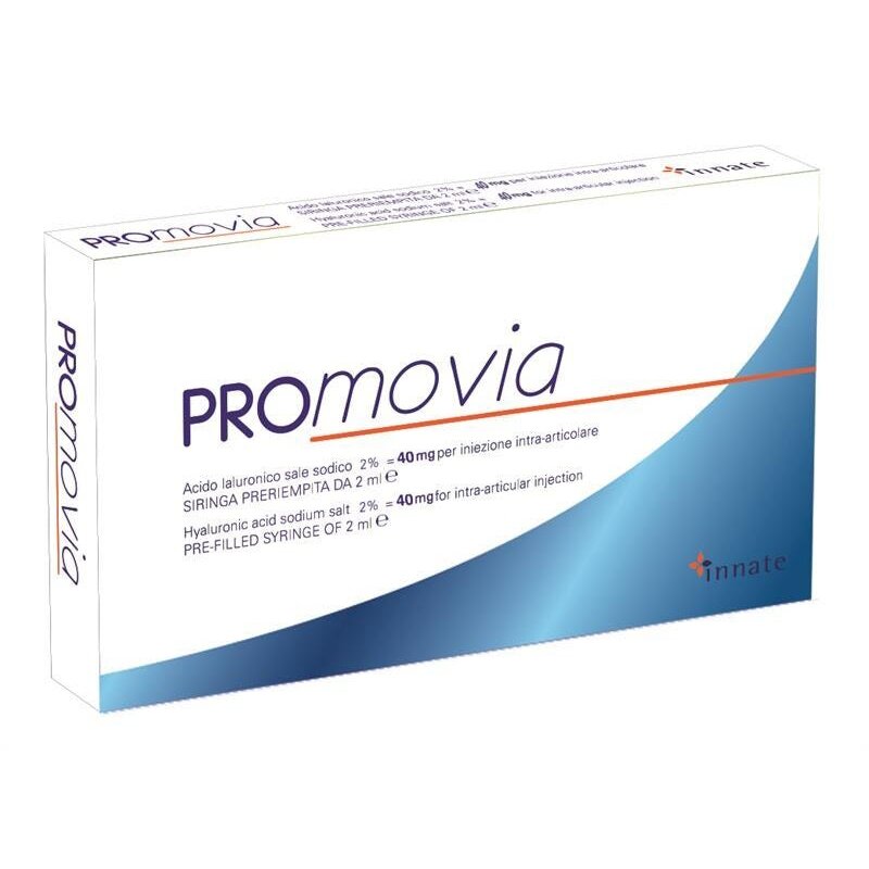 Promovia - Siringa Preriempita Intra-Articolare Sterile Acido Ialuronico 40 mg - 1 Siringa x 2 ml