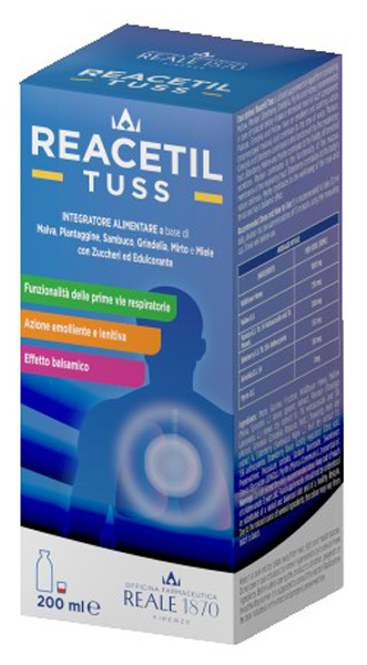 Reacetil Tuss Integratore per Vie Respiratorie 200 ml