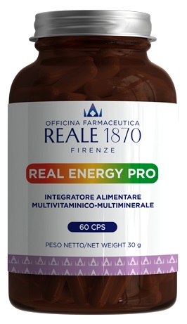 Real Energy Pro Integratore Multivitaminico 60 Capsule