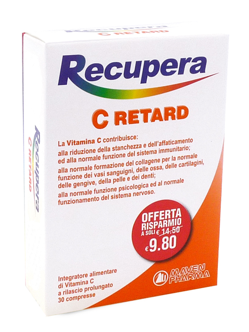 Recupera C Retard Integratore Difese Immunitarie 30 Compresse