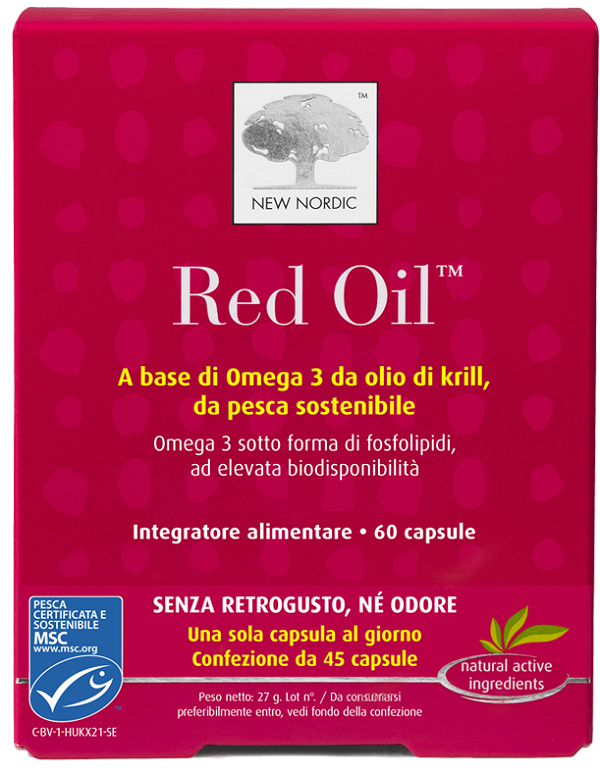 Red Oil Integratore Omega 3 60 Capsule
