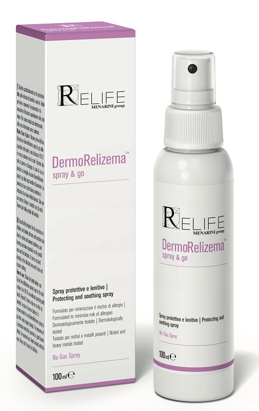 Relife DermoRelizema Spray & Go - Spray Cutaneo Protettivo e Lenitivo - 100 ml