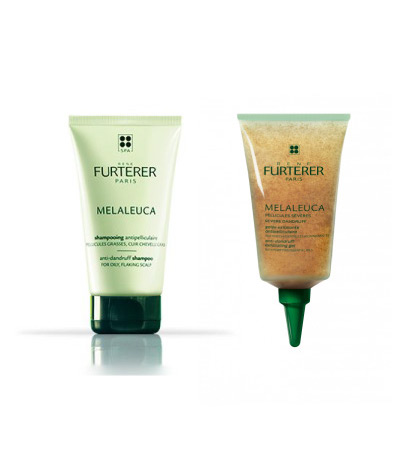 RENE FURTERER MELALEUCA COFANETTO SHAMPOO FORFORA GRASSA 150 ML + GEL ESFOLIANTE ANTIFORFORA 75 ML