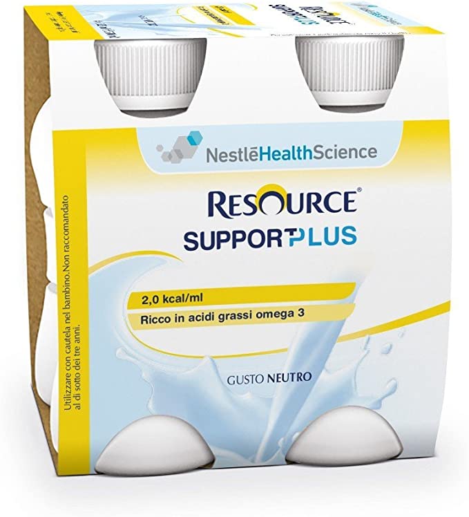 Resource Support Plus Alimento Calorico Neutro 4x125 ml