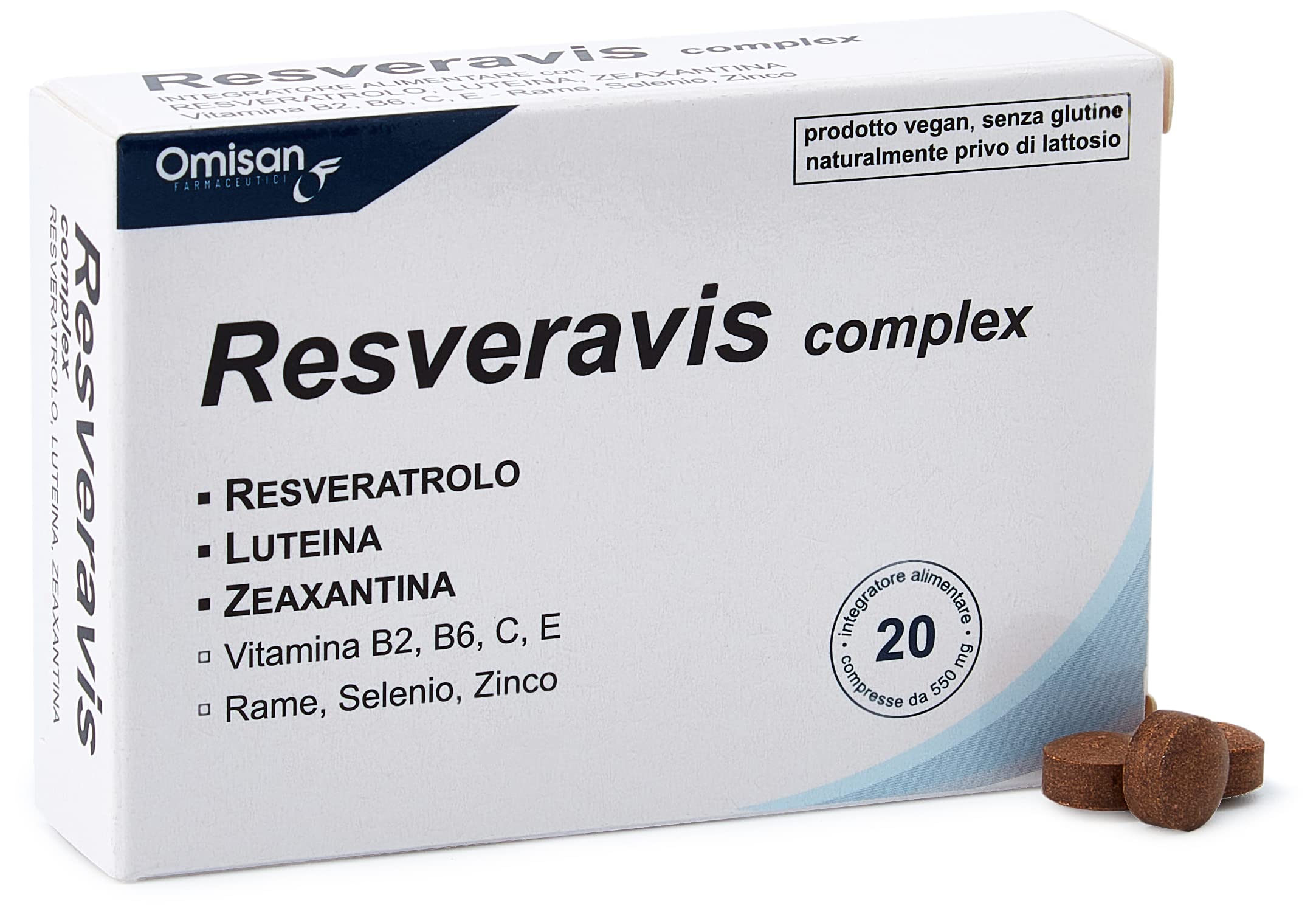 Resveravis Integratore per gli Occhi 20 Capsule