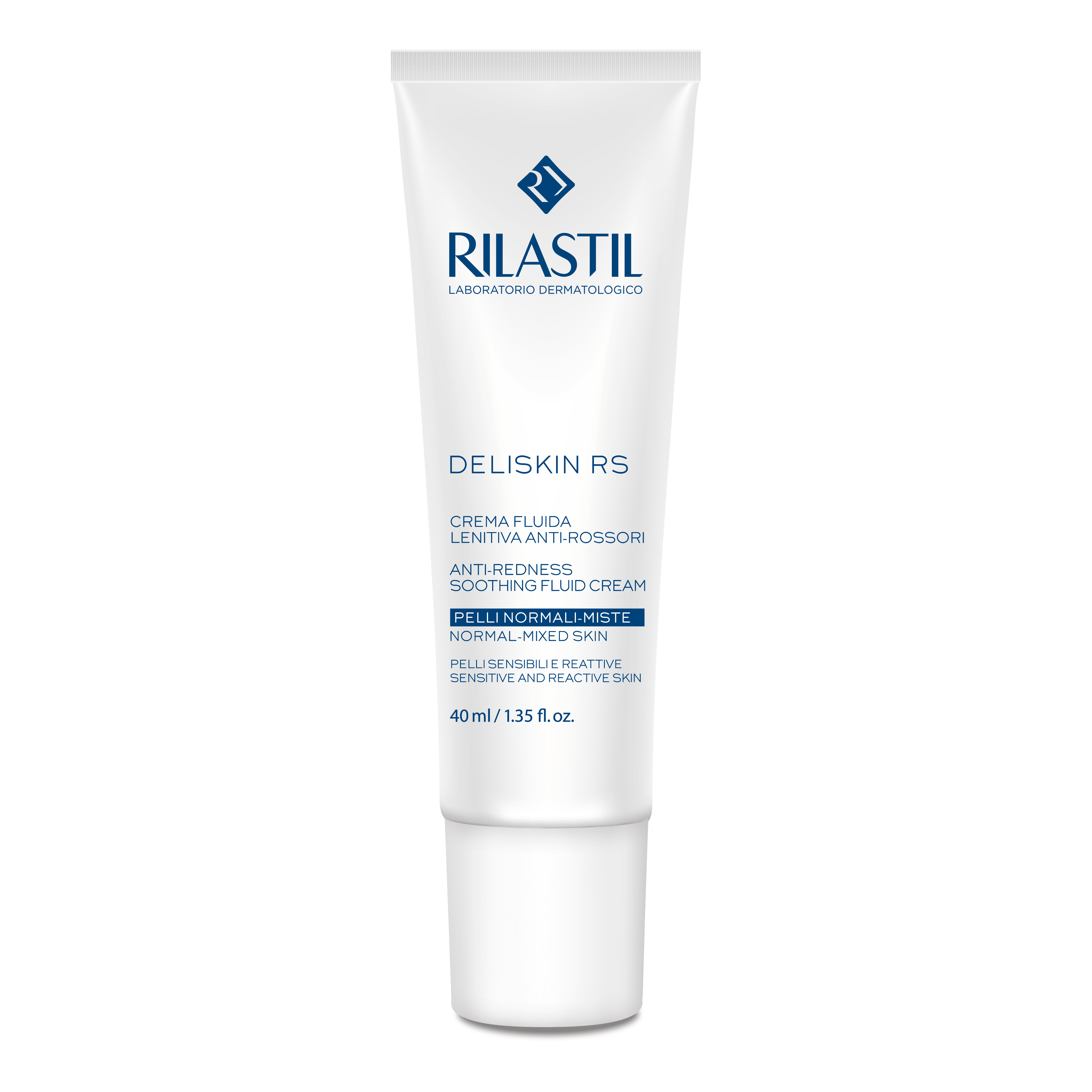 Rilastil Deliskin RS - Crema Fluida Lenitiva Anti-Rossori - 40 ml