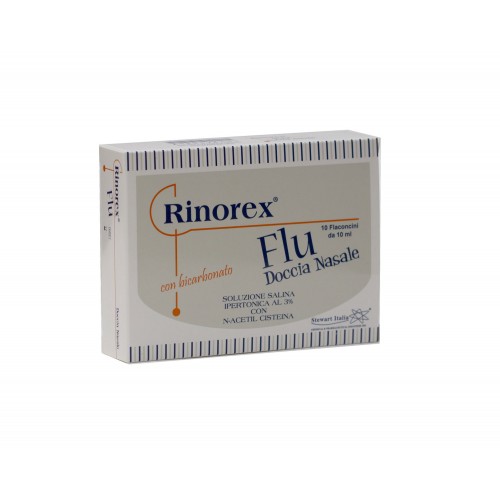 Rinorex Flu Soluzione Ipertonica Decongestionante 10 Flaconcini