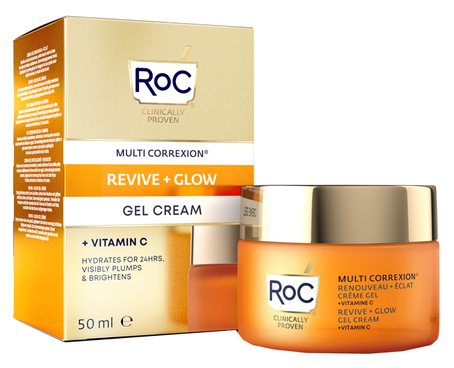 Roc Multi Correxion Revive + Glow Crema Gel Leggera Viso 50 ml