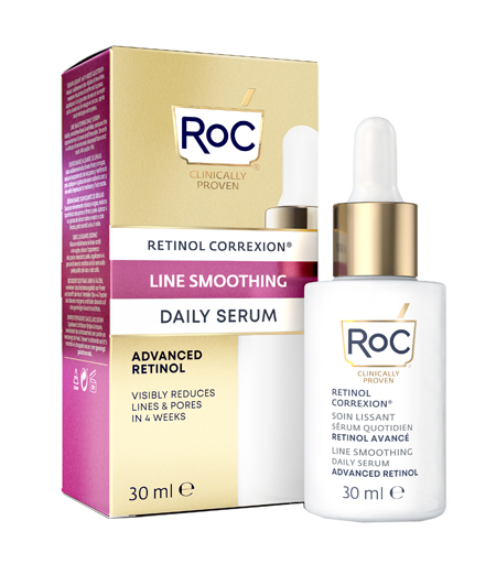 Roc Retinol Correxion Line Smoothing Siero Viso Giorno Antirughe 30 ml