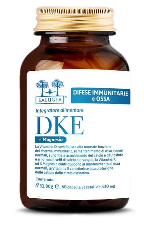 Salugea DKE + Magnesio - Integratore per il Sistema Immunitario - 60 Capsule