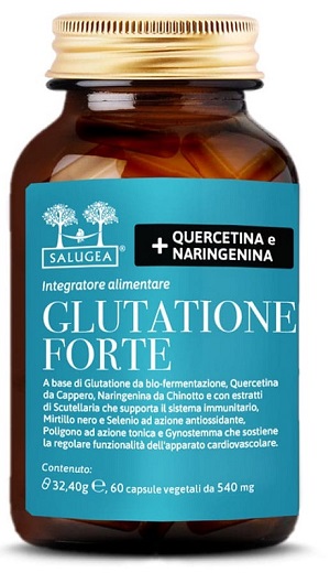 Salugea Glutatione Forte - Integratore per il Sistema Immunitario - 60 Capsule
