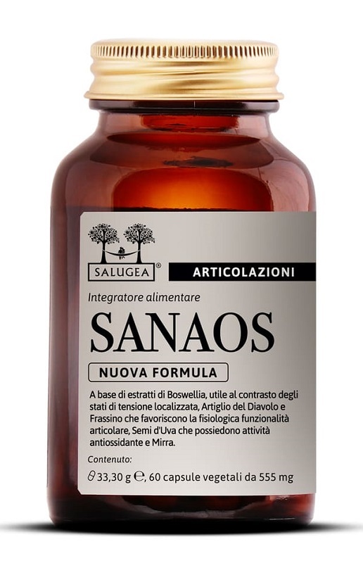 Salugea Sanaos Nuova Formula - Integratore per il Benessere delle Articolazioni - 60 Capsule