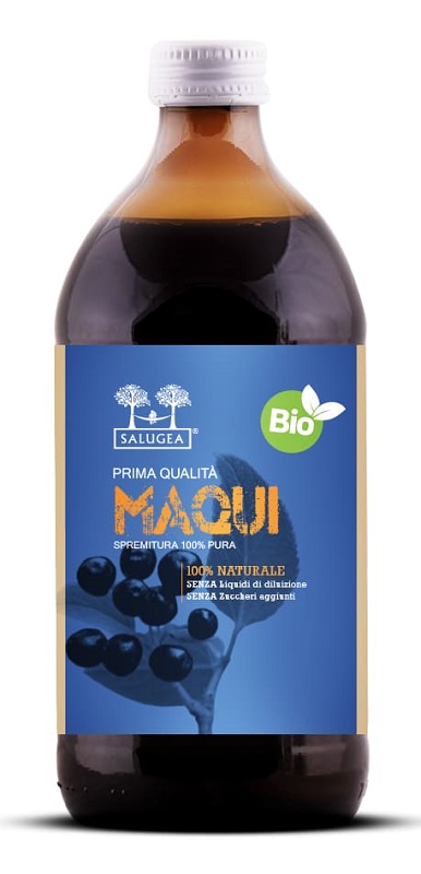Salugea Succo di Maqui Bio - Integratore Antiossidante - 500 ml