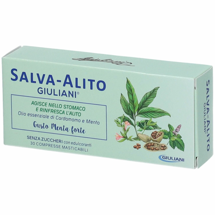 Salva Alito Giuliani Menta Forte Integratore Alitosi 30 Compresse